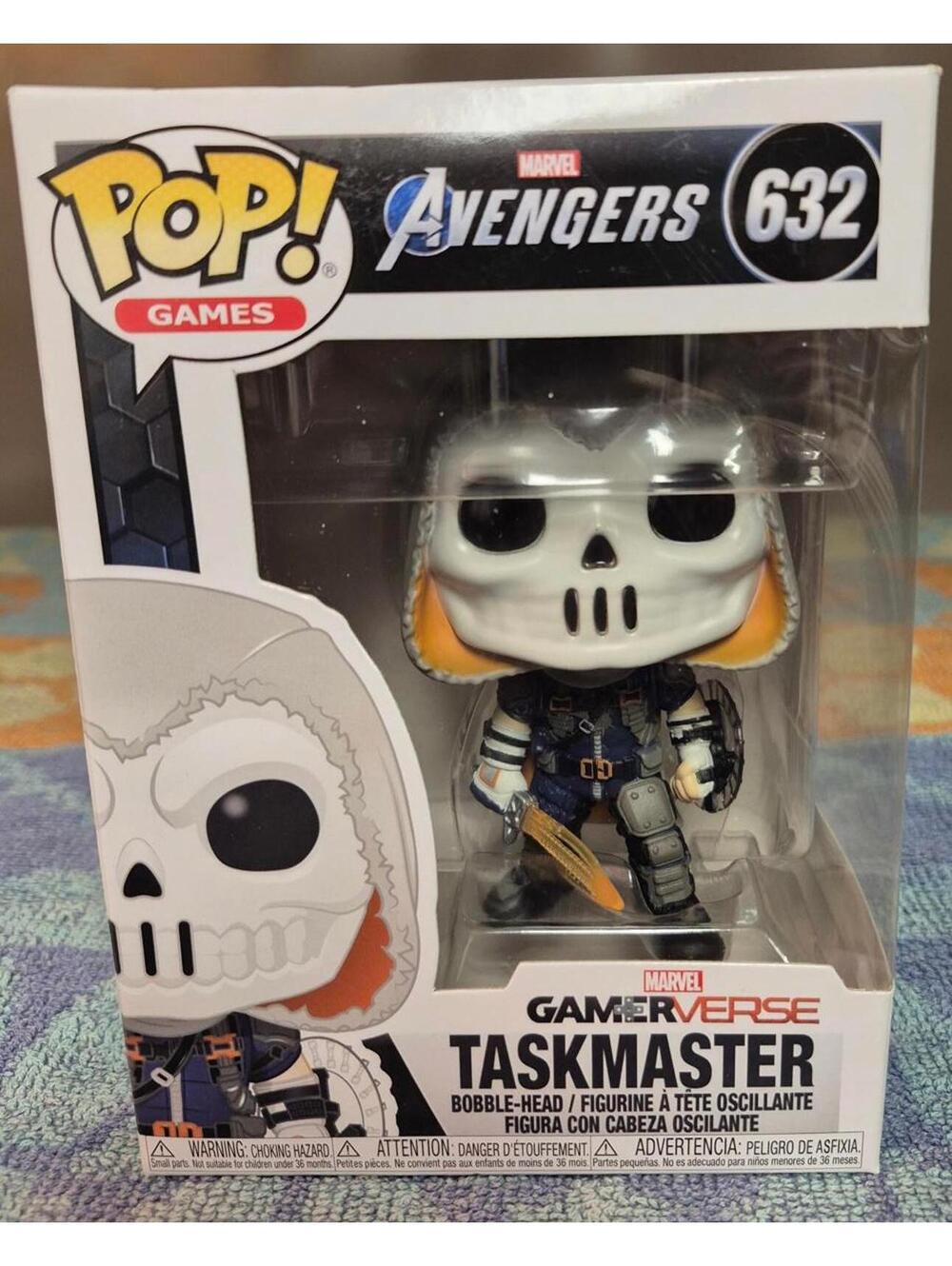 Funko Pop! Games Marvel Avengers Taskmaster Bobble-Head Figure #632